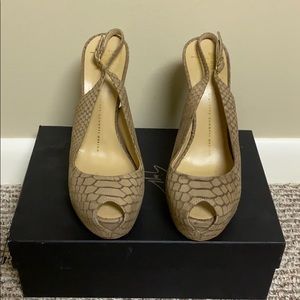 Guiseppe Zanotti slung back heals